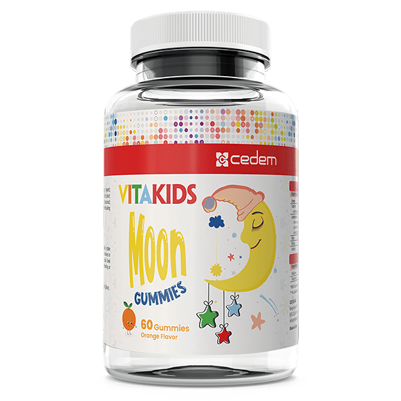 VITAKIDS Moon sleep aid gummies for children with melatonin and vitamin B6 to promote restful sleep, 60 gummies – Cedem